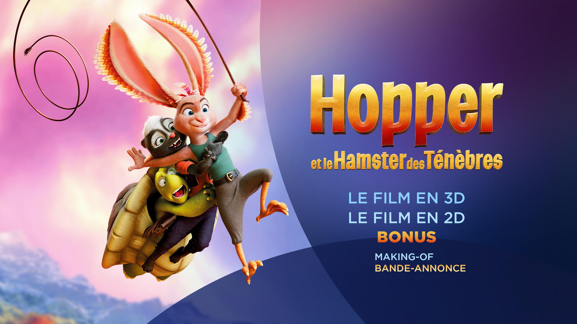 Hopper Blu-ray 3D : Top menu FR